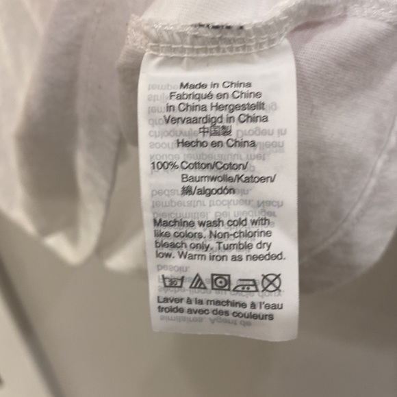 EUC Girls Teen Tween J.Crew Crewcuts Size 14 White Ruffle Sleeve T-Shirt Top - Picture 7 of 7